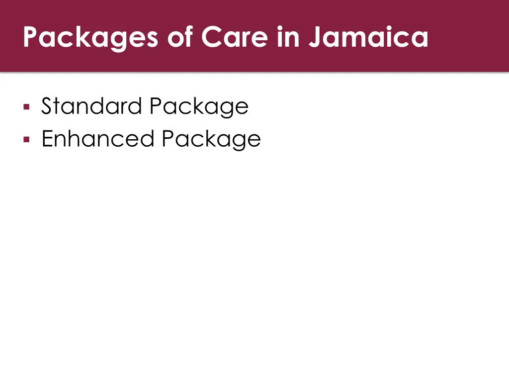 packages of care in jamaica