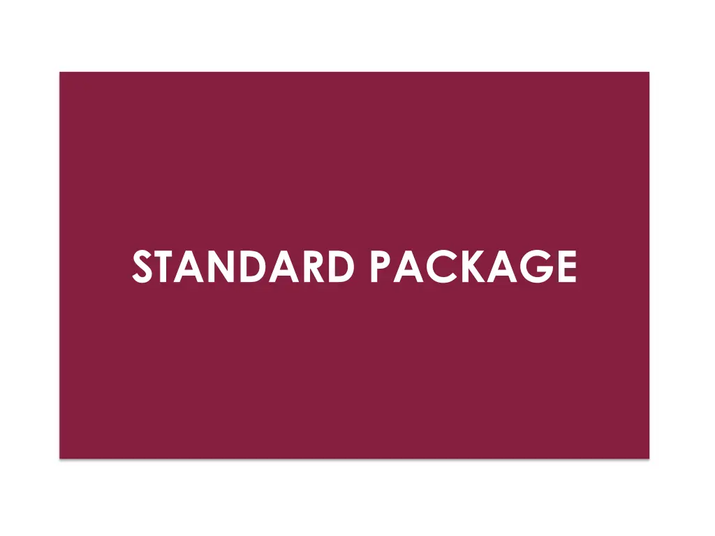 standard package