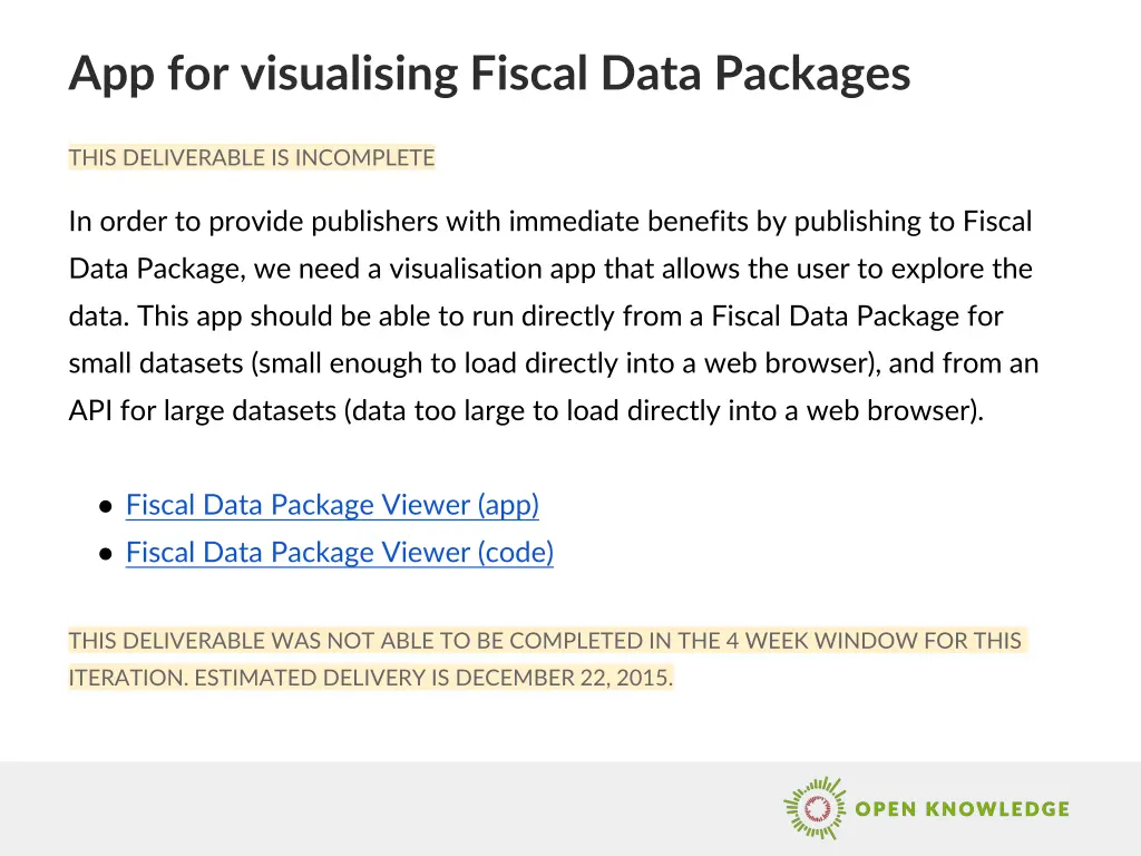 app for visualising fiscal data packages