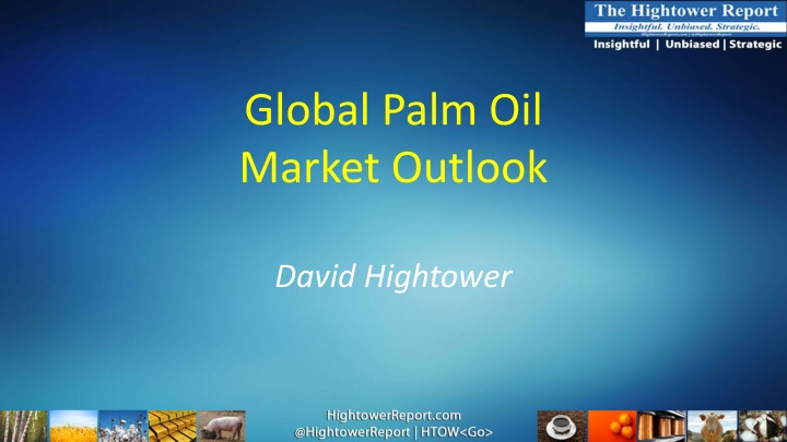 global palm oil market outlook