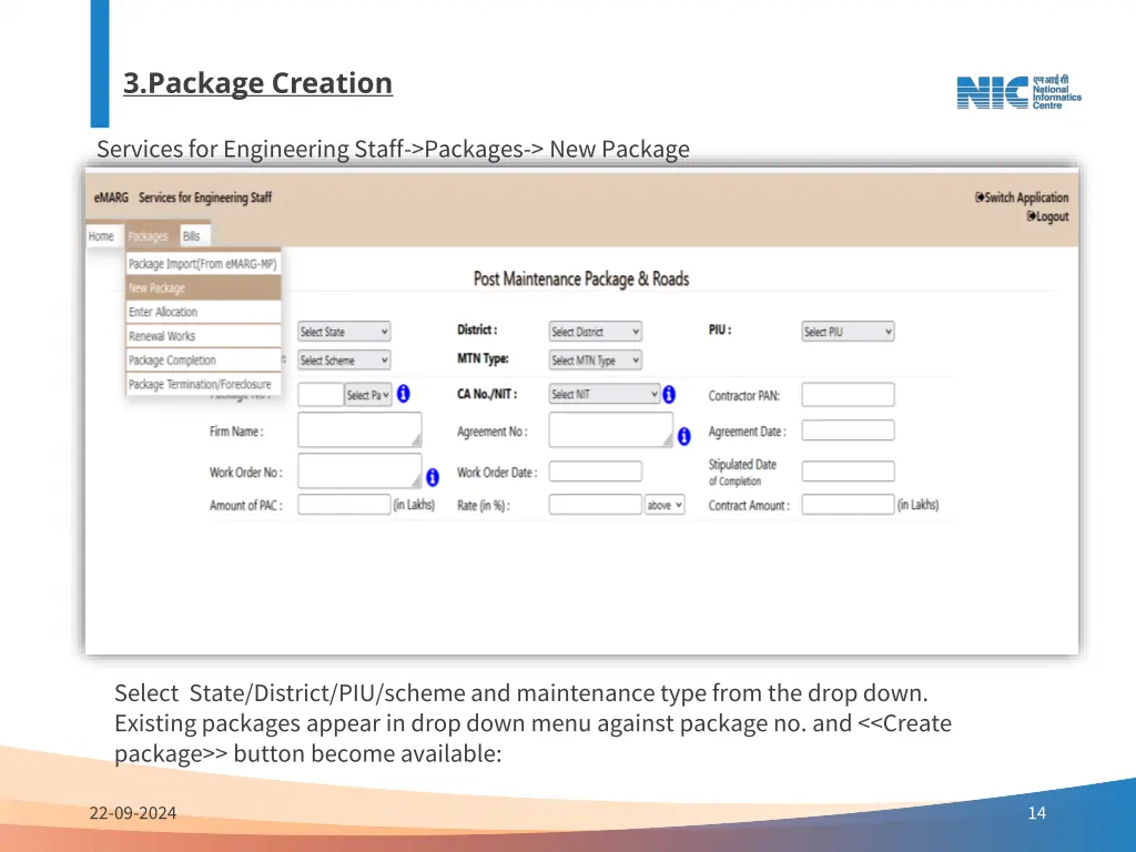 3 package creation