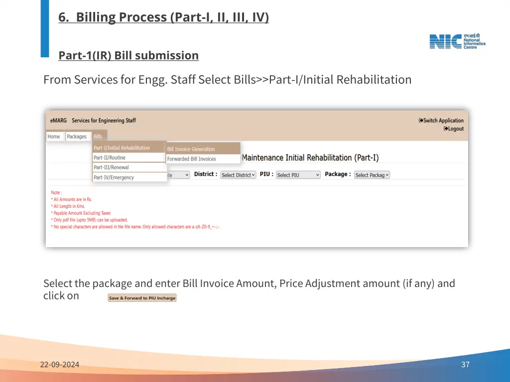 6 billing process part i ii iii iv