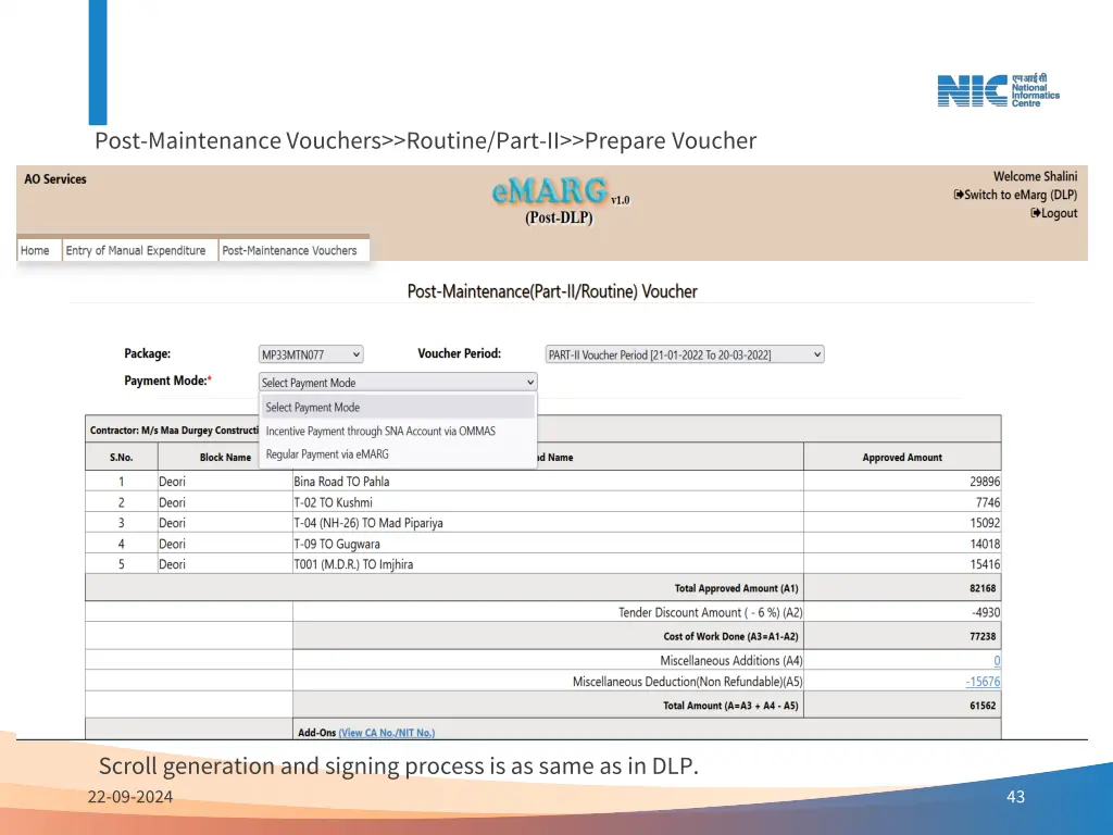 post maintenance vouchers routine part ii prepare