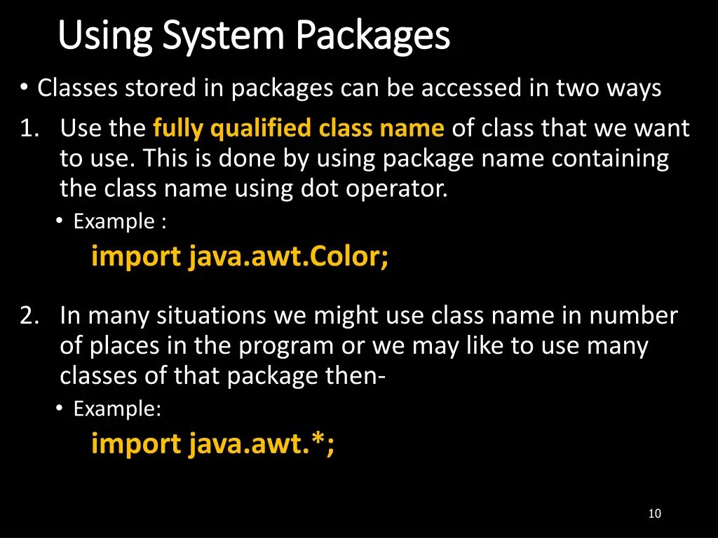 using system packages using system packages