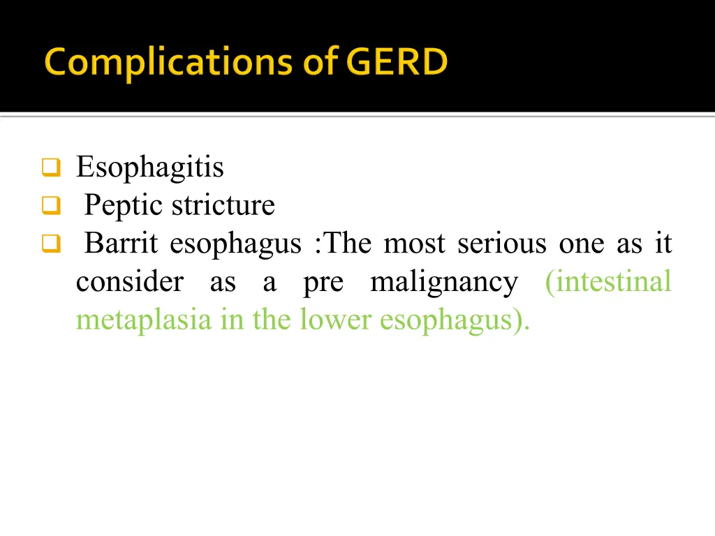 esophagitis peptic stricture barrit esophagus