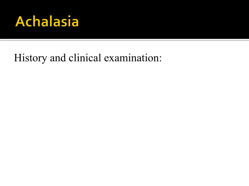 history and clinical examination 1