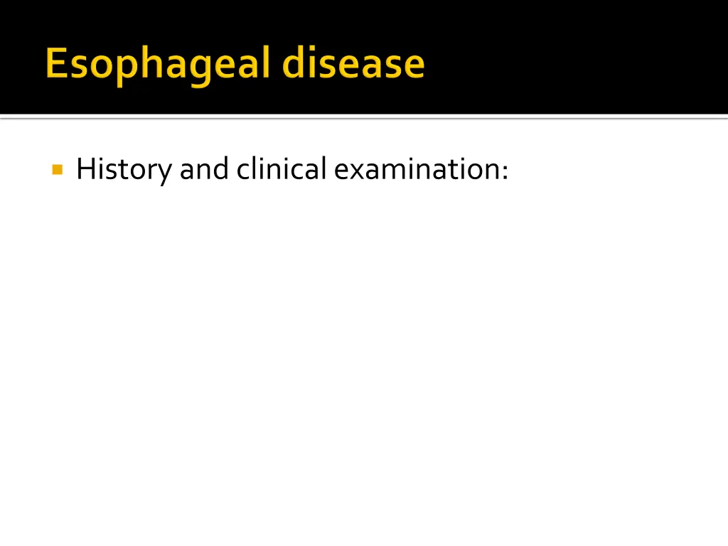 history and clinical examination 2