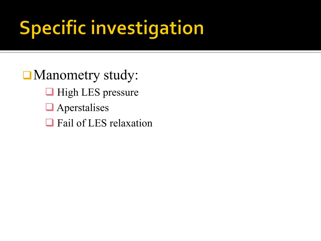 manometry study high les pressure aperstalises