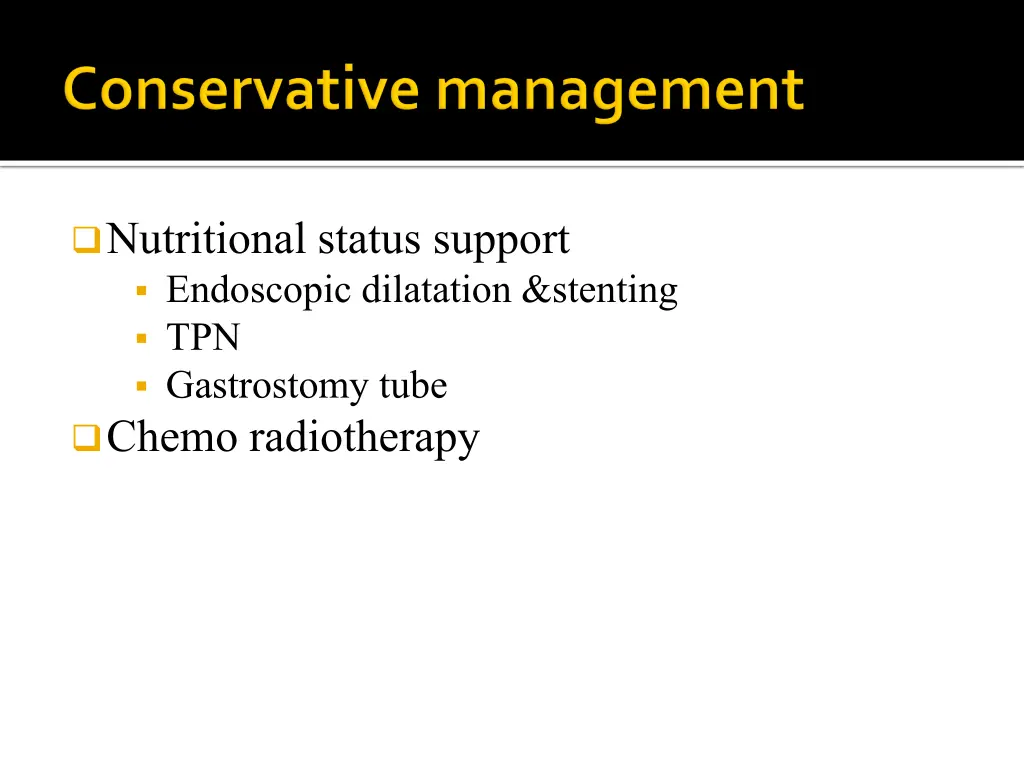 nutritional status support endoscopic dilatation