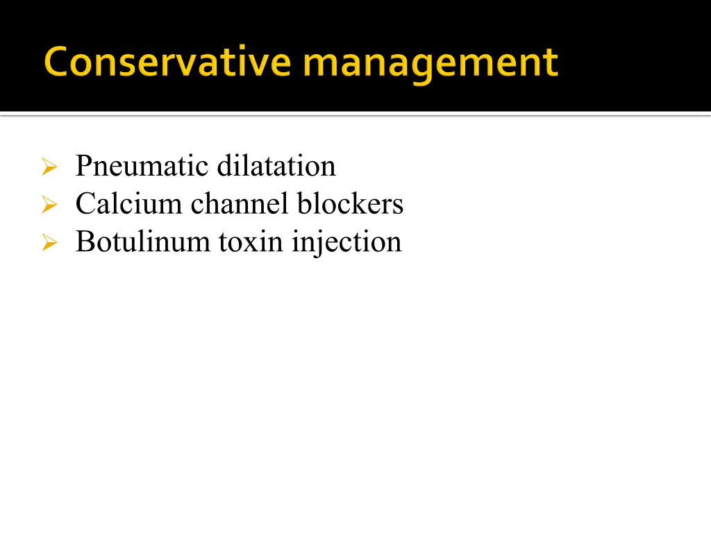 pneumatic dilatation calcium channel blockers