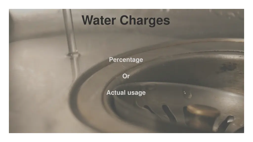 water charges