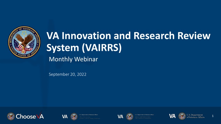 va innovation and research review system vairrs