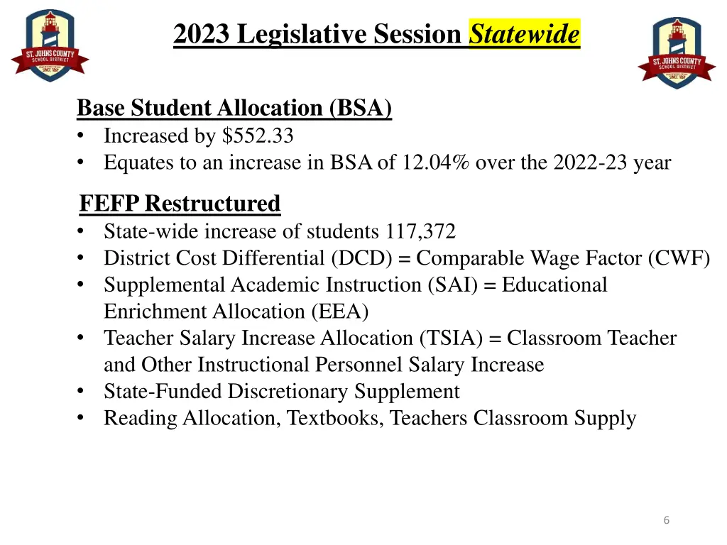 2023 legislative session statewide 1