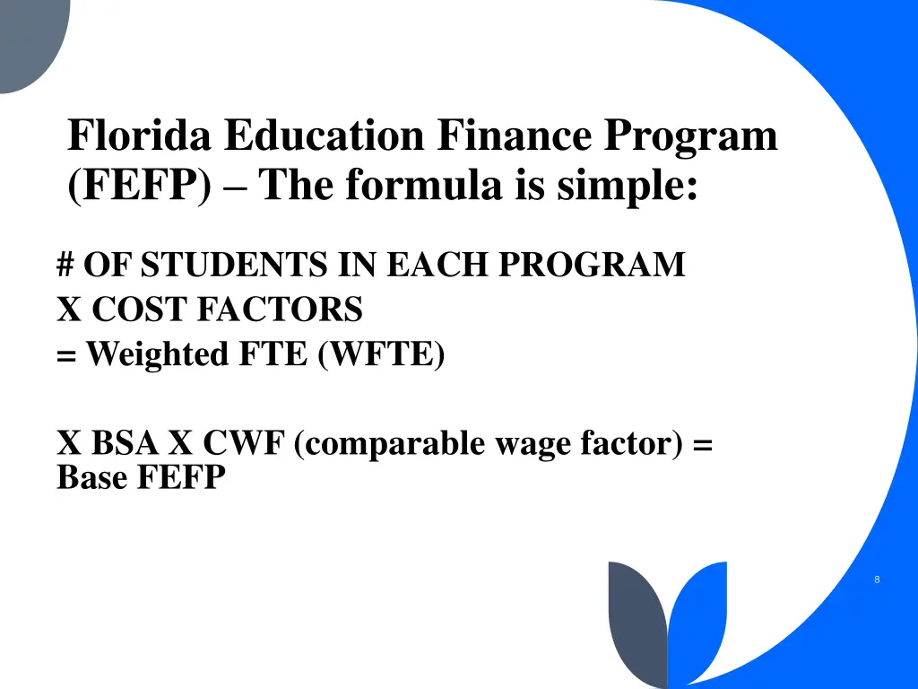 florida education finance program fefp