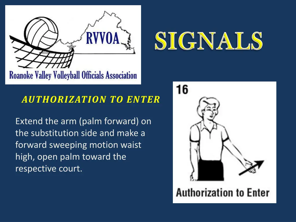 authorization to enter