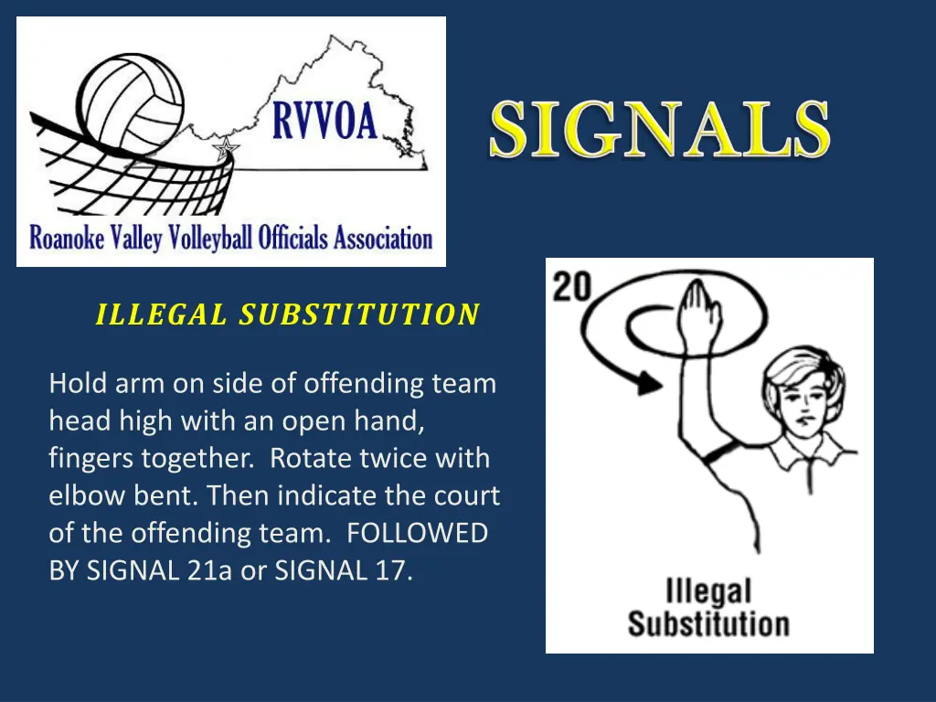 illegal substitution