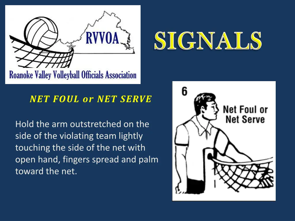 net foul or net serve