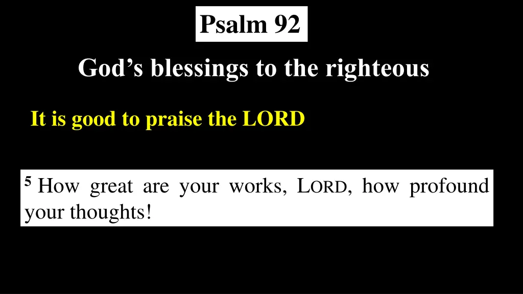 psalm 92 2