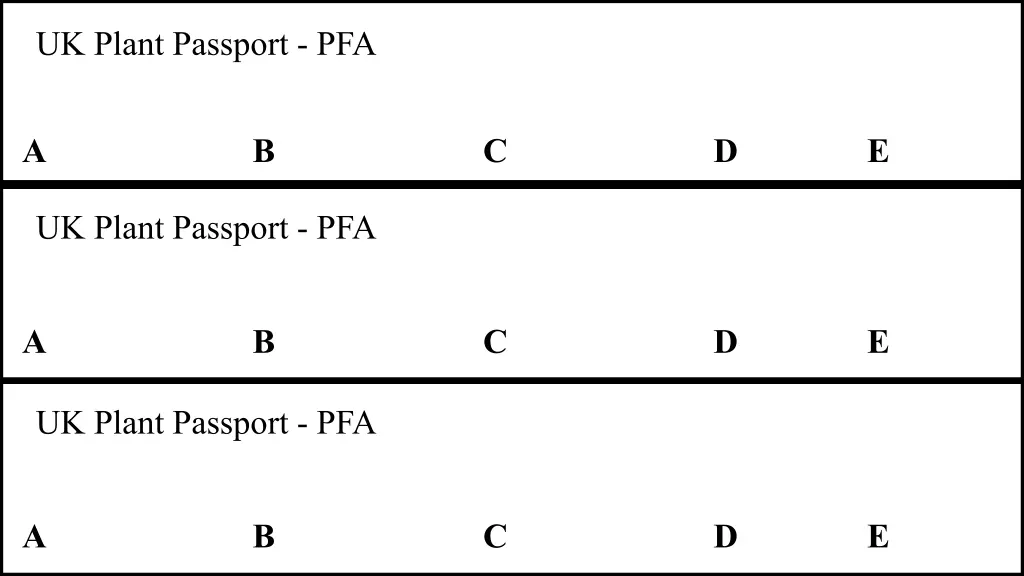 uk plant passport pfa 1