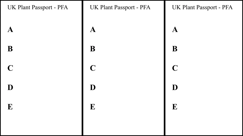 uk plant passport pfa 2