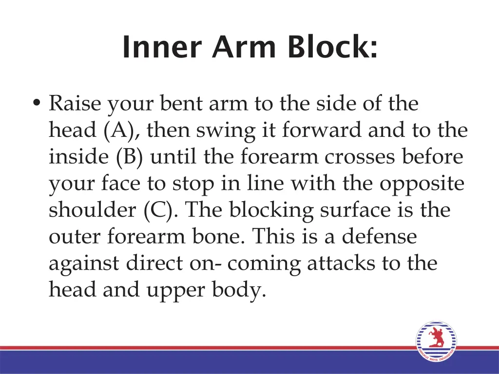 inner arm block