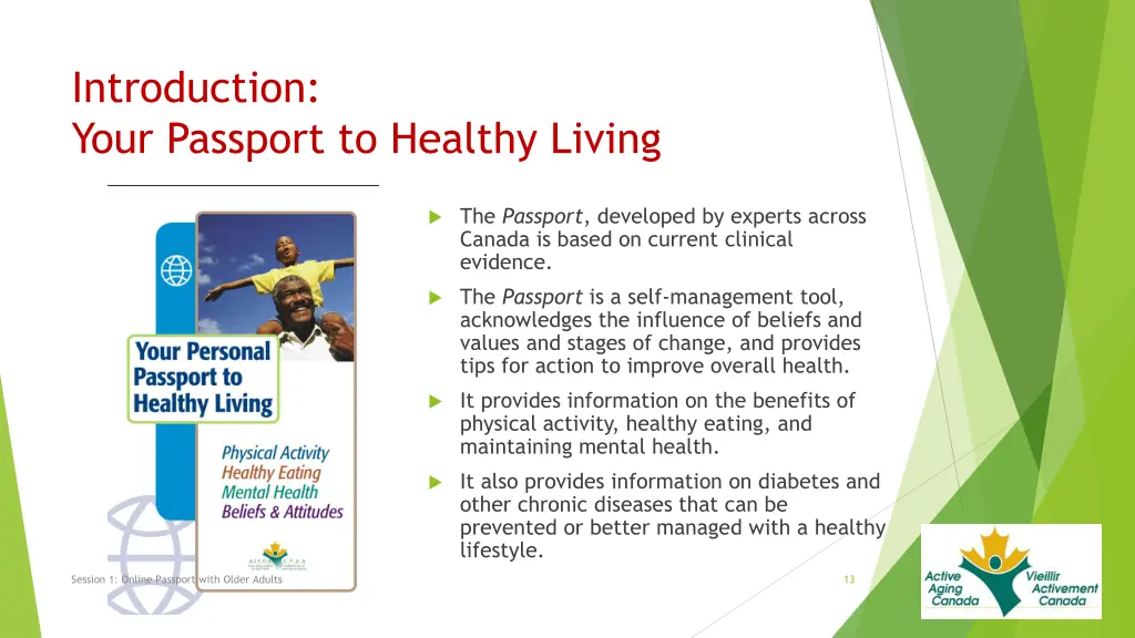 introduction your passport to healthy living