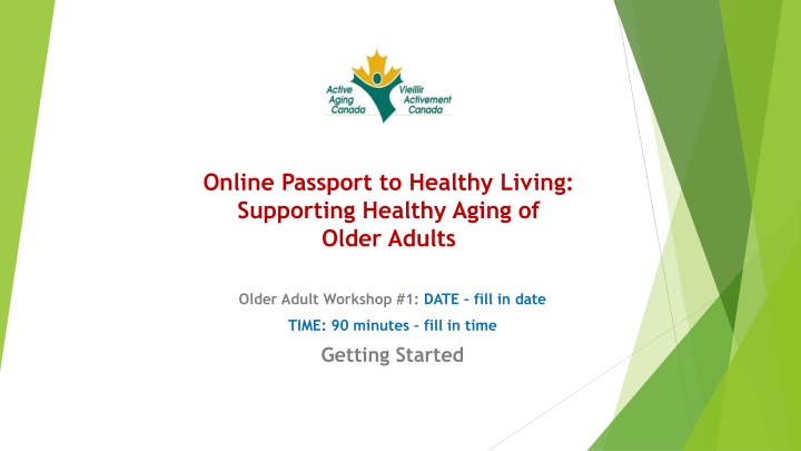 online passport to healthy living supporting