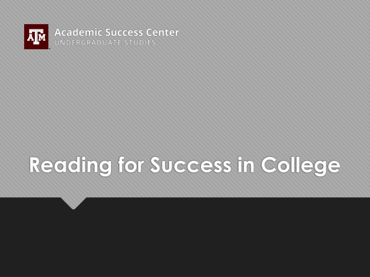 reading for success in college