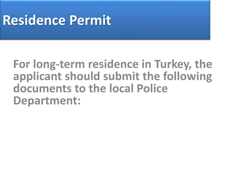 residence permit 1