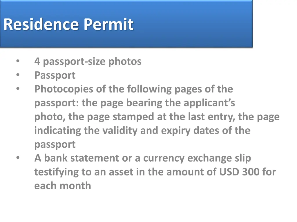 residence permit 2