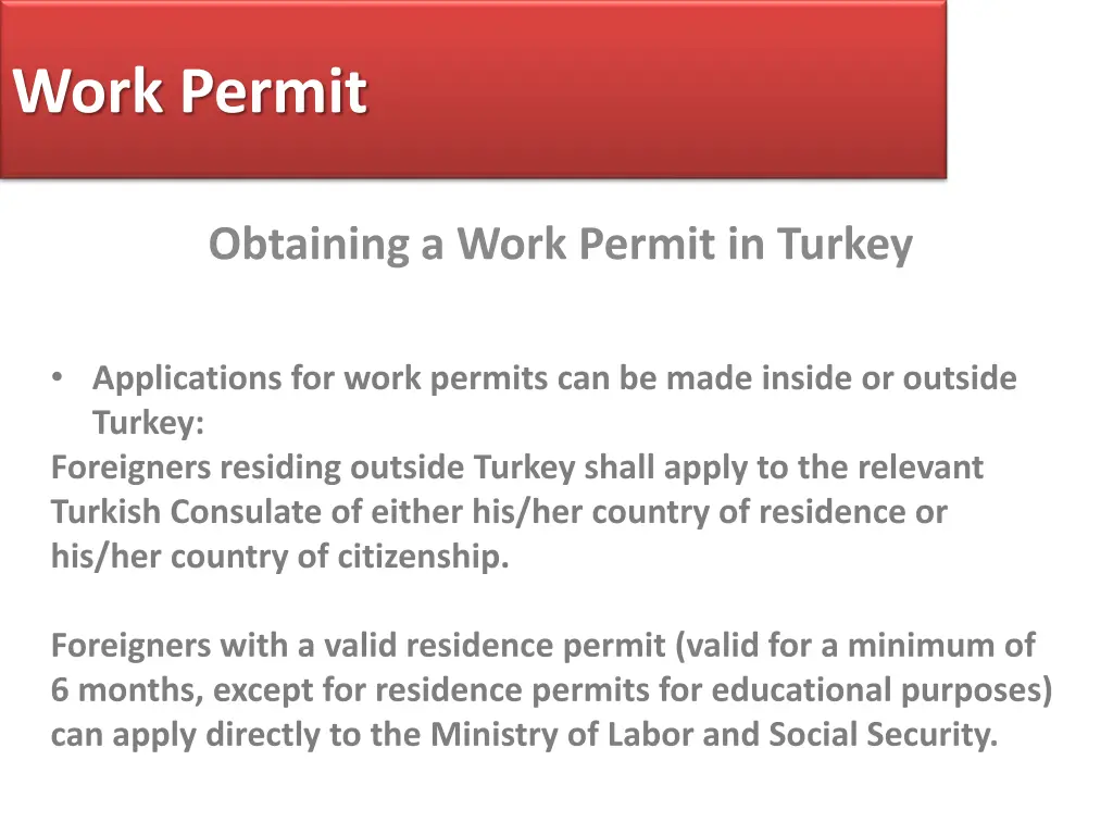 work permit