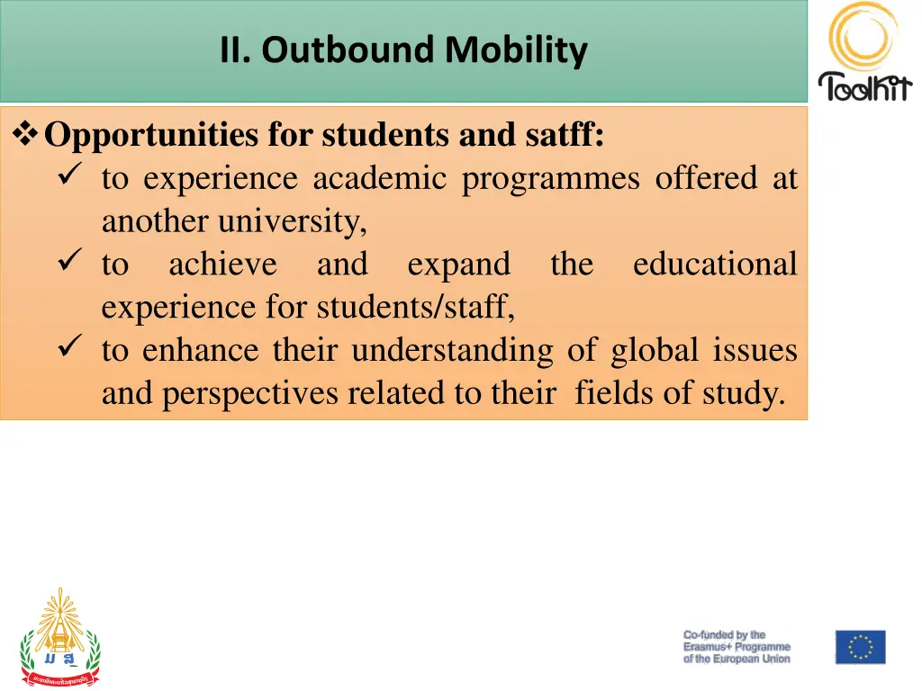 ii outbound mobility