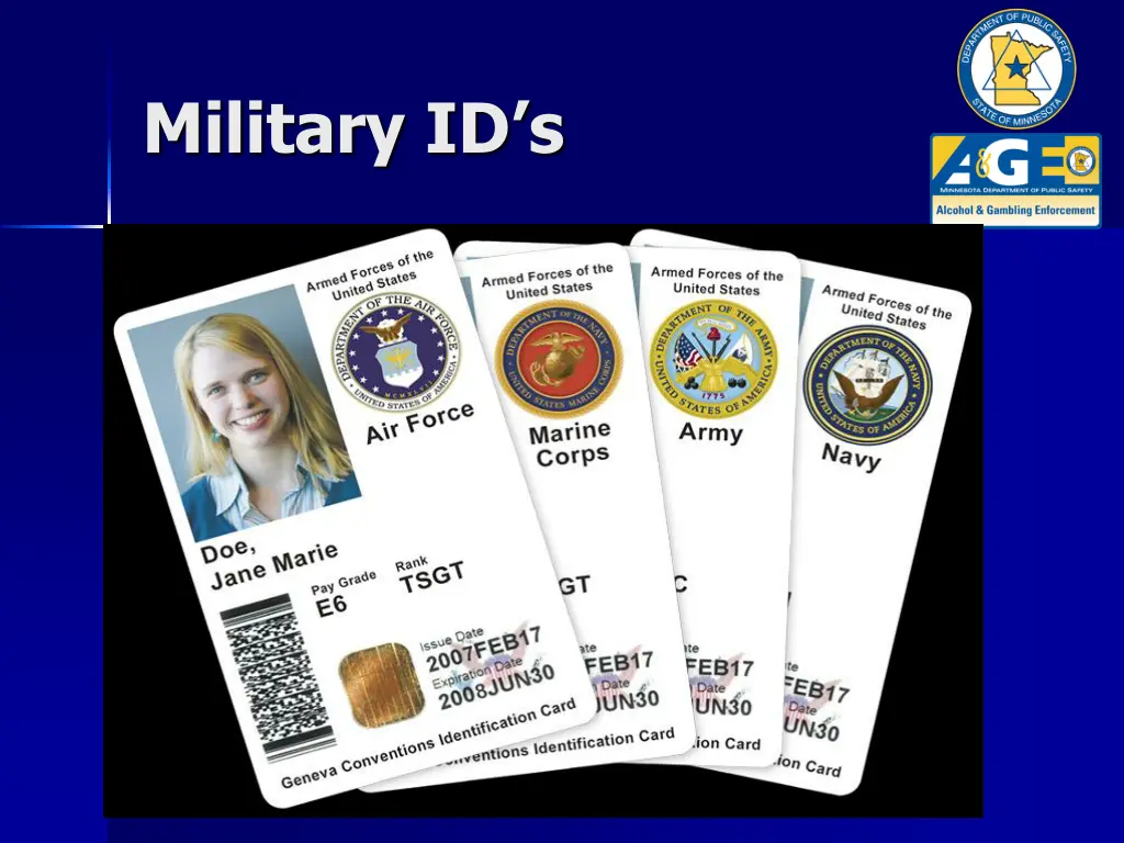 military id s