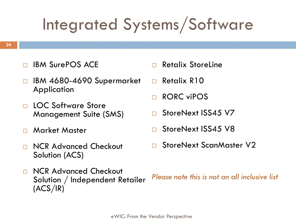 integrated systems software