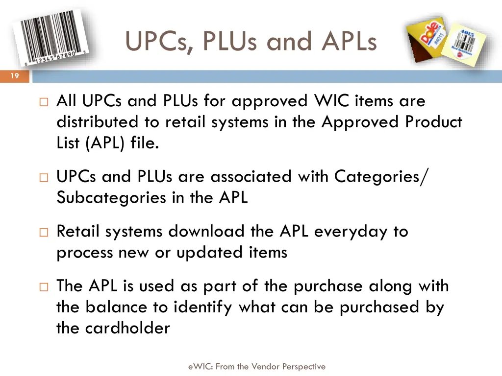 upcs plus and apls