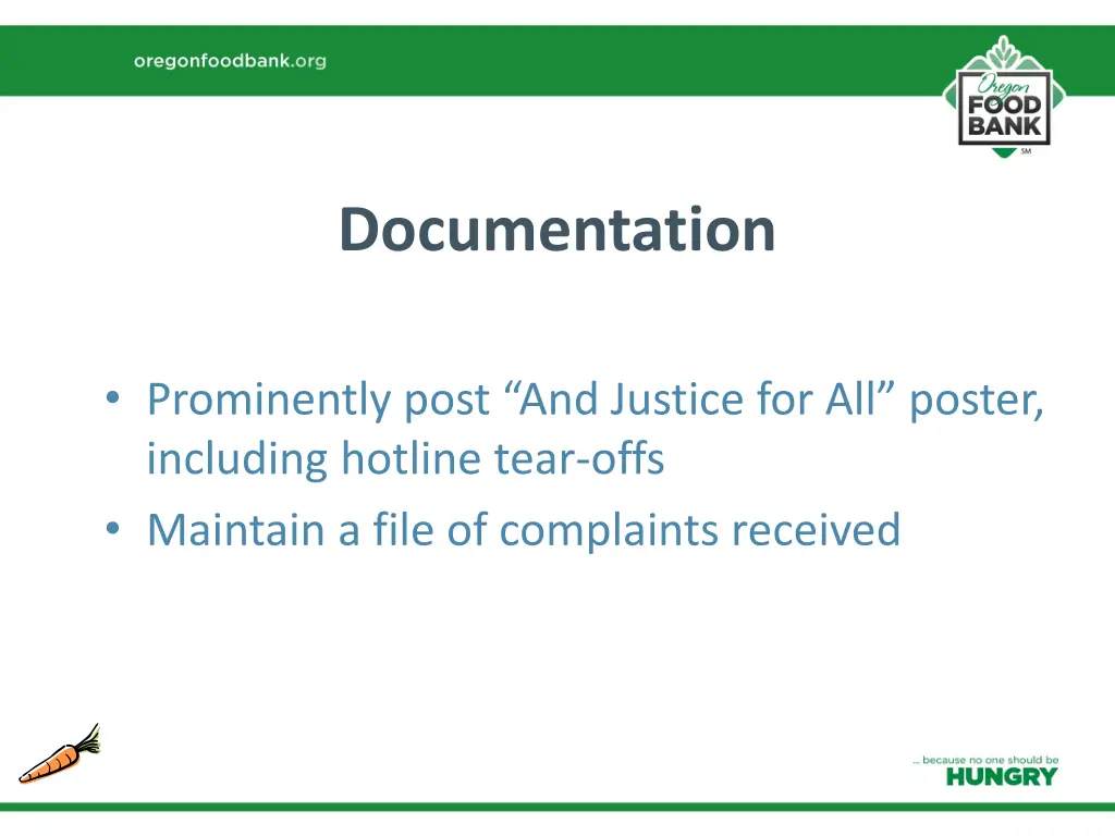 documentation