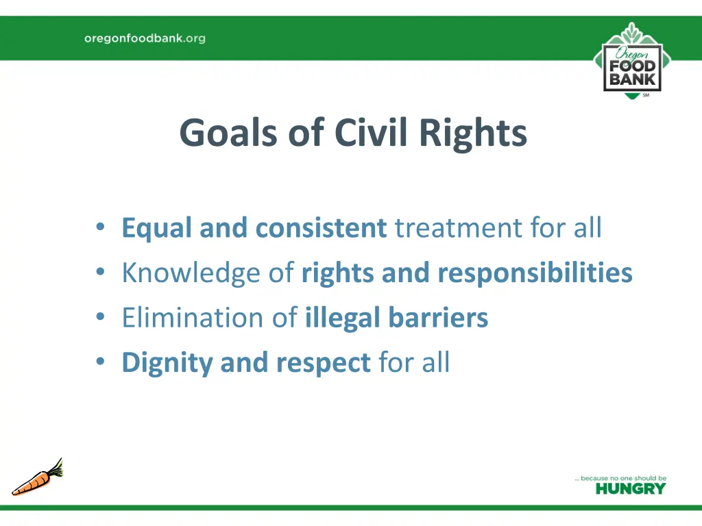 goals of civil rights