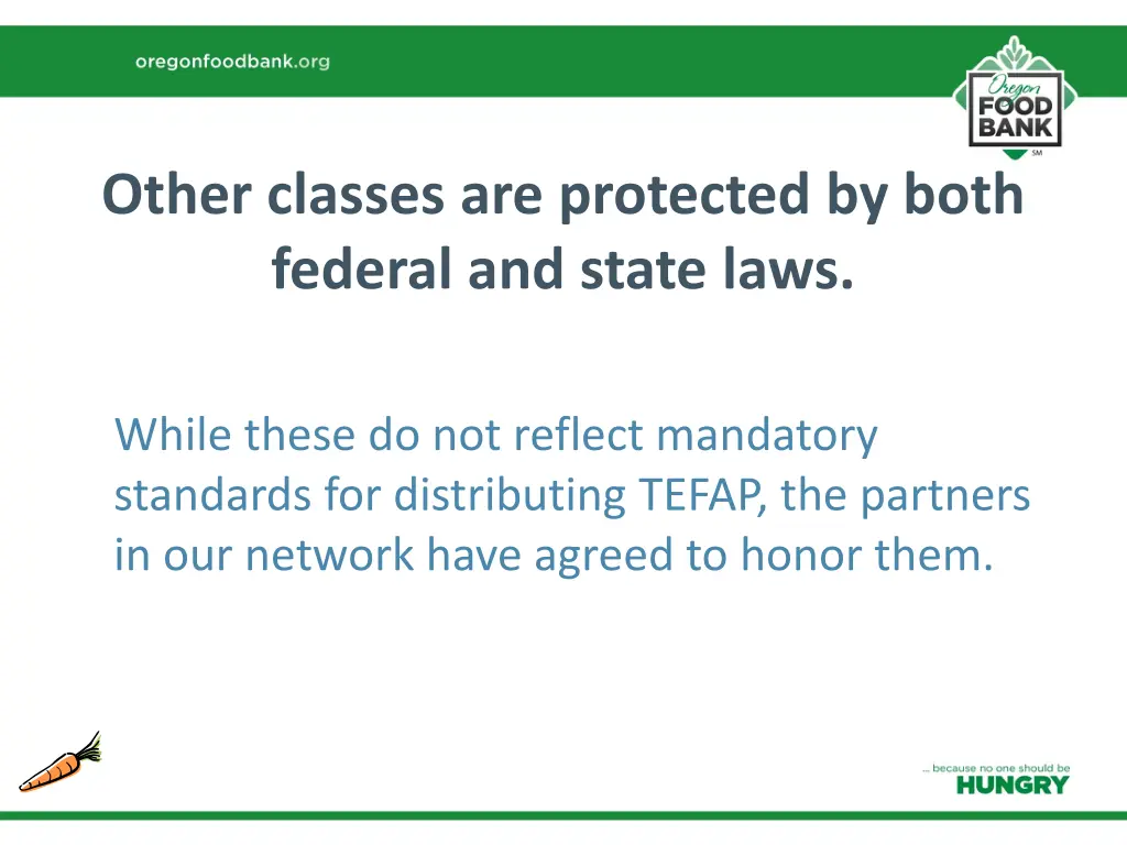 other classes are protected by both federal