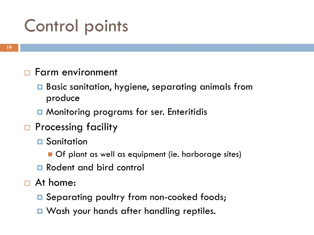 control points