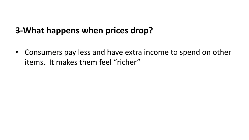 3 what happens when prices drop