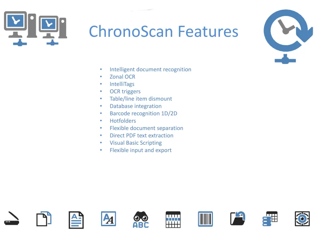 chronoscan features