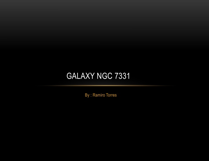 galaxy ngc 7331