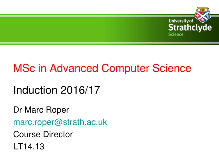 msc in advanced computer science