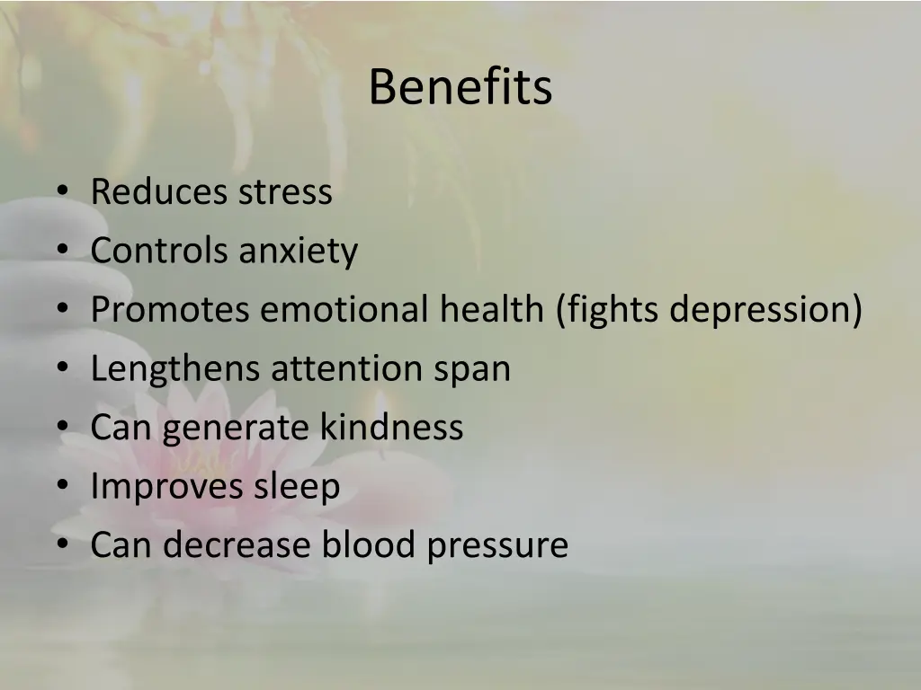 benefits