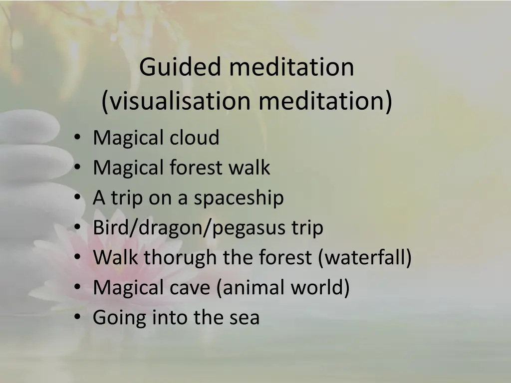 guided meditation visualisation meditation 2