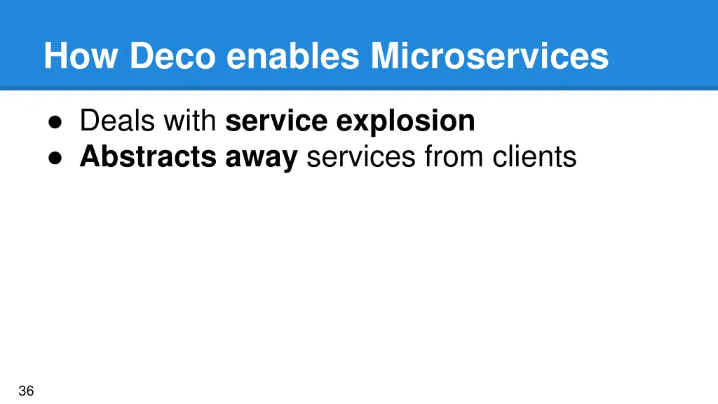 how deco enables microservices