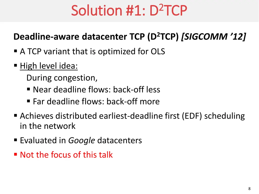 solution 1 d solution 1 d 2 2 tcp