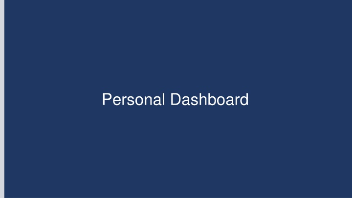 personal dashboard