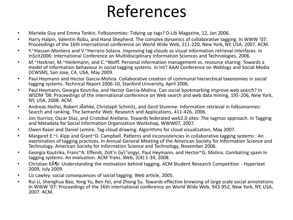 references 1