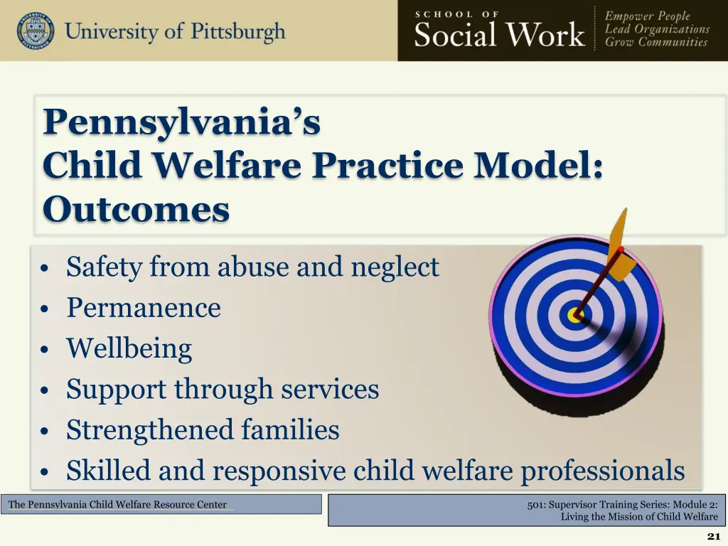 pennsylvania s child welfare practice model 1